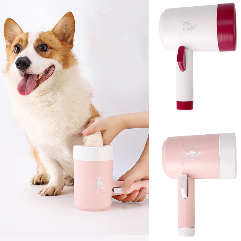 Dog Paw Cup Soft Silicone Combs Pet