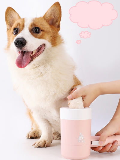 Dog Paw Cup Soft Silicone Combs Pet